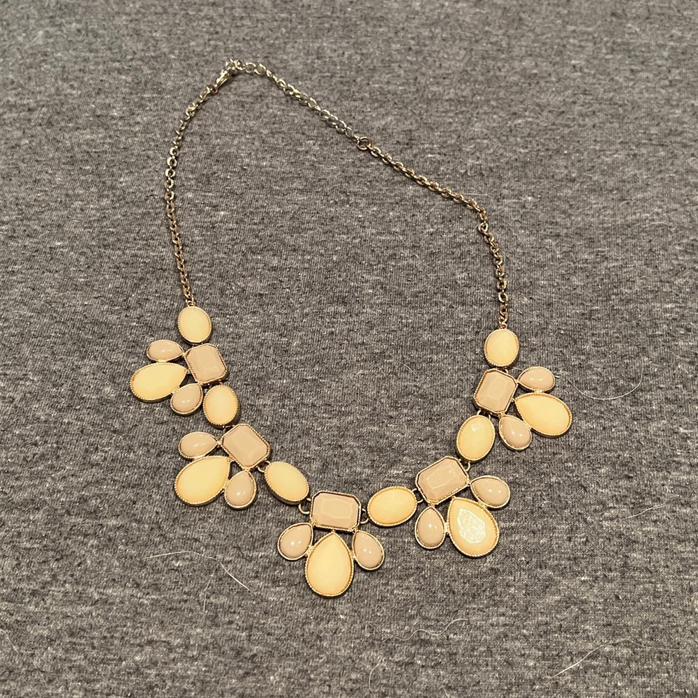 Gold and tan Charming Charlie’s necklace